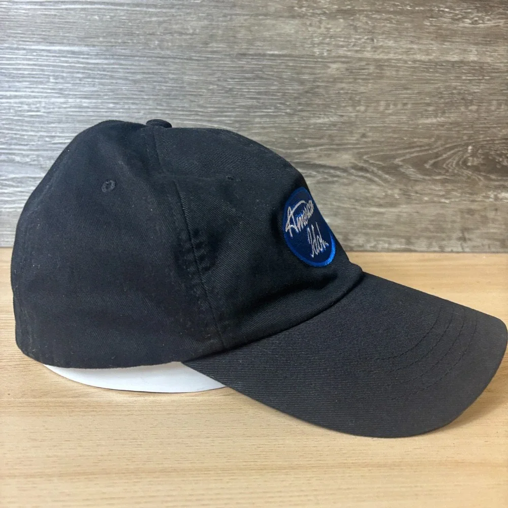 American Idol Hat Cap Fitted One Size Black Singing TV Show Promo